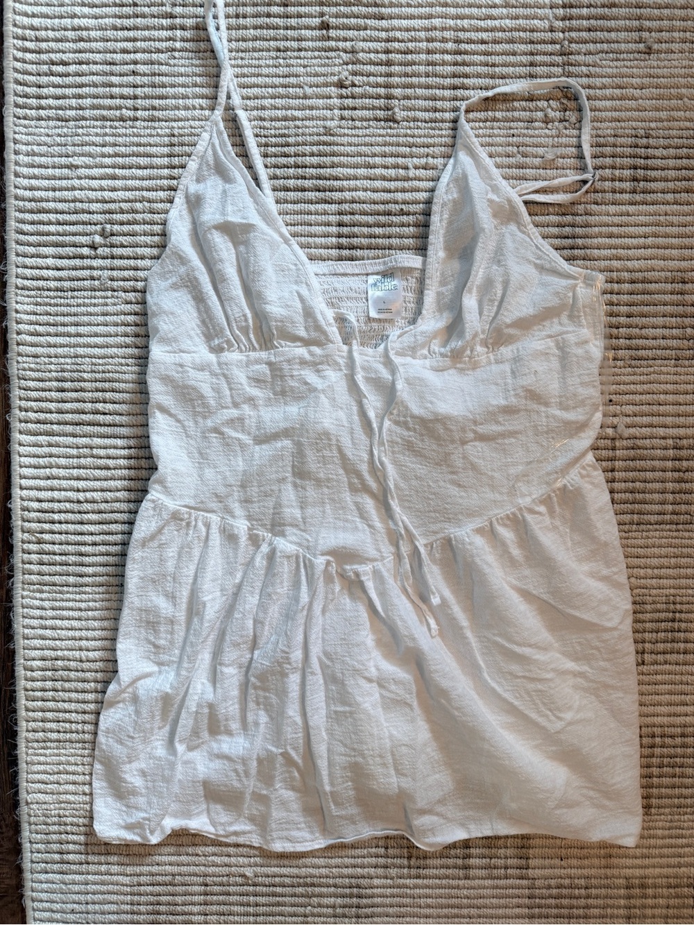 wild fable White Mini Slip Dress with Spaghetti Straps